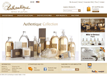 Tablet Screenshot of lothantique.ca
